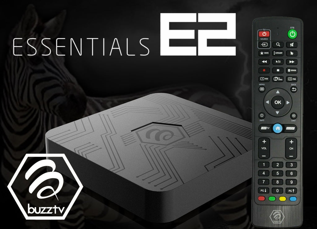 Buzz Essentials E2 Ultra HD IPTV Box - BuzzTV Global